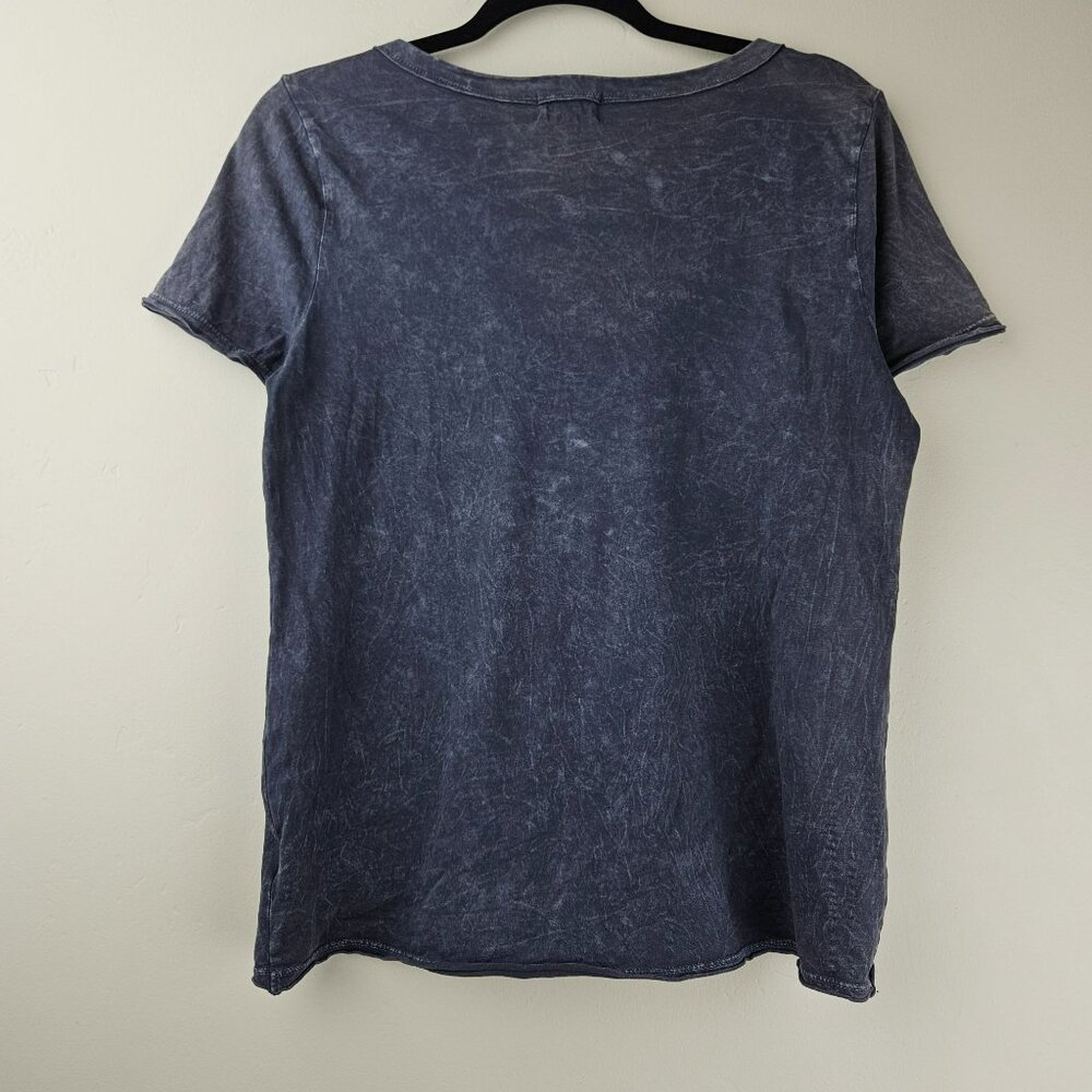 T.LA Tshirt Tee Sz S Gray Cotton Keyhole Cutout Soft Clean Grunge Boho Nice! - Picture 9 of 10